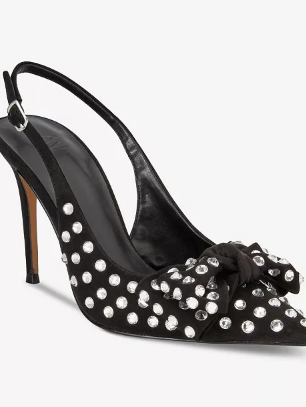 NIB AAJ By Aminah Women's Gemma Bow Slingback Pumps